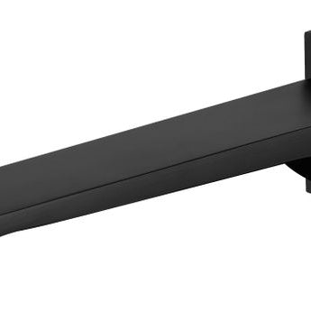 Zevio Bath Spout, Matte Black