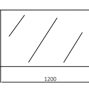 BEVELED EDGE MIRROR 1200X750X5MM