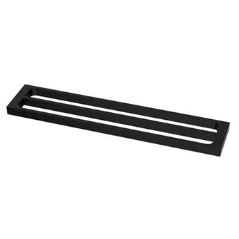 TARAN DOUBLE TOWELRAIL 600 BLACK