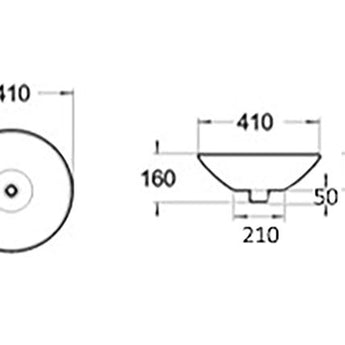 Semi Insert Carrara Basin