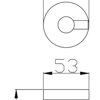 RONDO ROBE HOOK BLACK