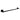 RONDO TOWEL BAR BLACK 250MM