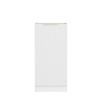 BONDI LAUNDRY 415 FLUTED WHITE BASE CABINET