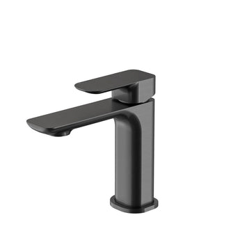 OSKAR BASIN MIXER GUN METAL