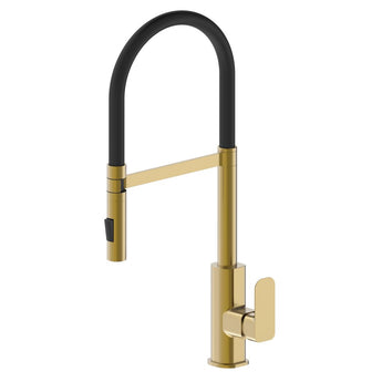 OSKAR PULL OUT KITCHEN MIXER BRUSHED GOLD