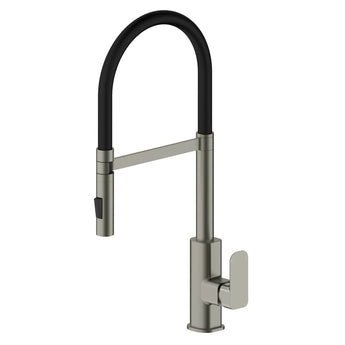 OSKAR PULL OUT KITCHEN MIXER BRUSHED NICKEL