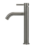 PICCOLA TALL BASIN MIXER TAP WITH 130MM SPOUT, SHADOW GUNMETAL