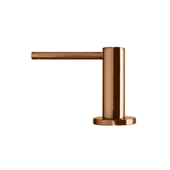 ROUND SOAP DISPENSER, LUSTRE BRONZE