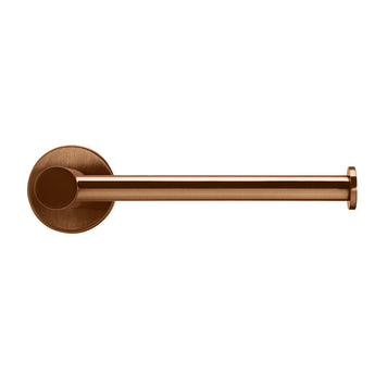 ROUND TOILET ROLL HOLDER, LUSTRE BRONZE