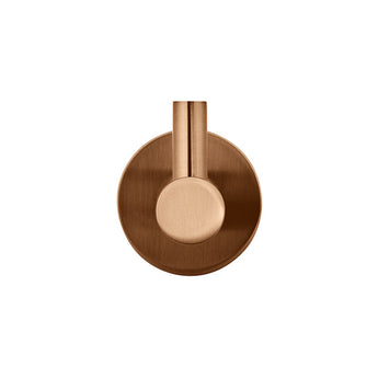 ROUND ROBE HOOK, LUSTRE BRONZE