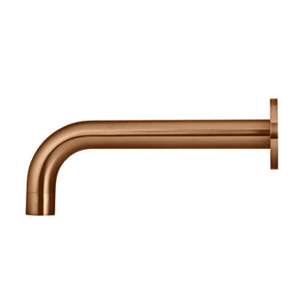 UNIVERSAL ROUND CURVED SPOUT, LUSTRE BRONZE