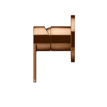 ROUND WALL MIXER PADDLE HANDLE TRIM KIT (IN-WALL BODY NOT INCLUDED) LUSTRE BRONZE