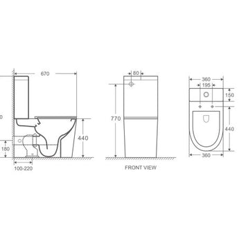 Pani Back-to-Wall Toilet Suite