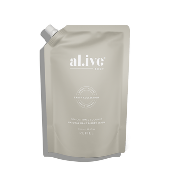 1 Ltr Wash Refill - Sea Cotton & Coconut