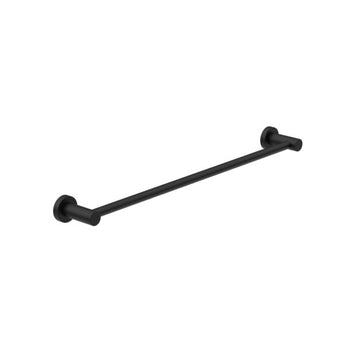 CLASSIC SINGLE TOWEL RAIL 600MM BLACK