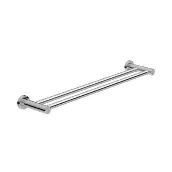 CLASSIC DOUBLE TOWEL RAIL 600 CHROME