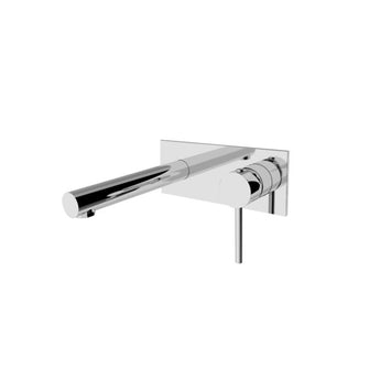 DOLCE WALL BASIN/BATH MIXER STRAIGHT SPOUT CHROME