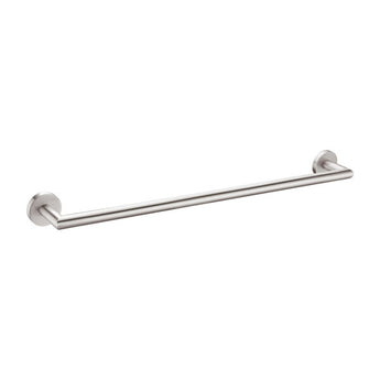 DOLCE SINGLE TOWEL RAIL 700MM BRUSHED NICKEL