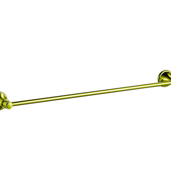 IKON CLASICO NON HEATED SINGLE TOWEL RAIL BRUSHED GOLD 800MM
