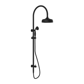YORK TWIN SHOWER WITH METAL HAND SHOWER MATTE BLACK