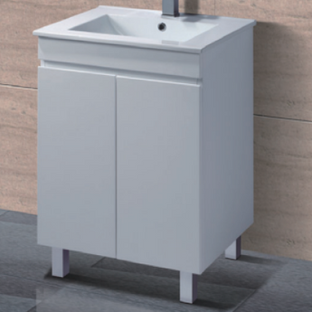 Noah 600mm Space Saver Vanity with Polyurethane Cabinet