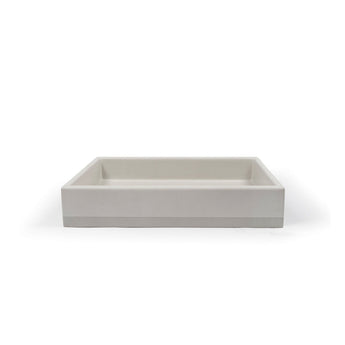 BOX BASIN TWO TONE - SURFACE MOUNT (IVORY)