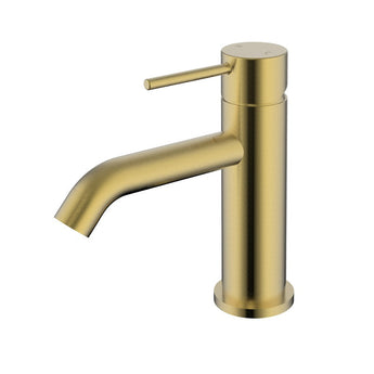 Ikon Hali Basin Mixer - Brushed Gold