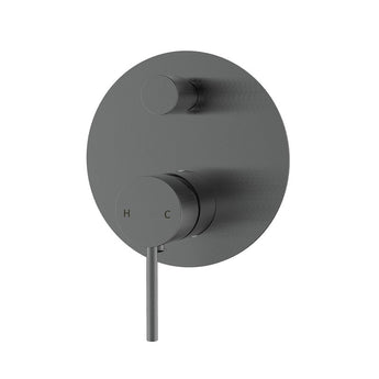 Ikon Hali Gun Metal Wall Diverter