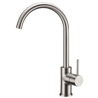 Ikon Hali Brushed Nickel Kitchen Mixer