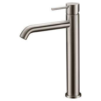 Ikon Hali Tall Basin Mixer - Brushed Nickel