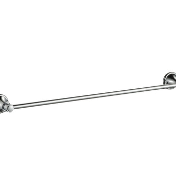 IKON CLASICO NON-HEATED SINGLE TOWEL RAIL CHROME 600MM