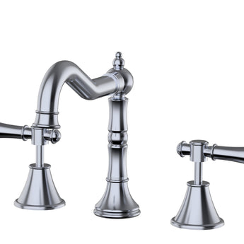 IKON CLASICO THREE PIECE BASIN SET CHROME