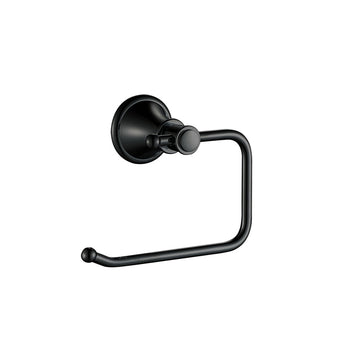 IKON CLASICO TOILET ROLL HOLDER MATTE BLACK 144MM