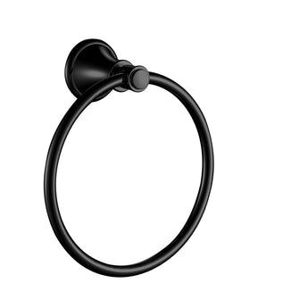IKON CLASICO TOWEL RING MATTE BLACK 165MM