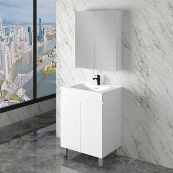 Noah 600mm Floor Mount Vanity Unit on Legs