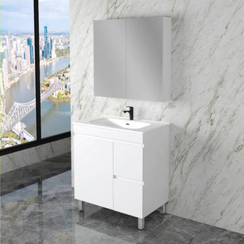 Noah 750mm Floor Mount Vanity Unit on Legs