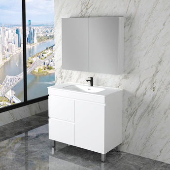 Noah 900mm Floor Mount Vanity Unit on Legs