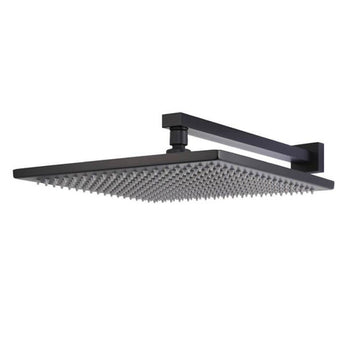 SQUARE WALL SHOWER W/300MM SHOWER ROSE W/400MM ARM