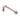 ROUND WALL SHOWER CURVED ARM 400MM