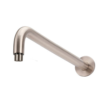 ROUND WALL SHOWER CURVED ARM 400MM
