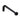 ROUND WALL SHOWER CURVED ARM 400MM
