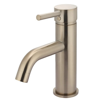 ROUND BASIN MIXER CURVED