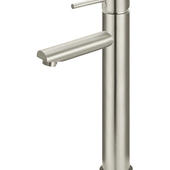 ROUND TALL BASIN MIXER - NICKEL