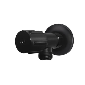 ROUND MINI STOP CISTERN TAP WITH BACKPLATE