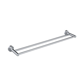 ROUND DOUBLE TOWEL RAIL 600MM