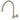 Champagne High-Rise Round Swivel Wall Spout for Bathroom