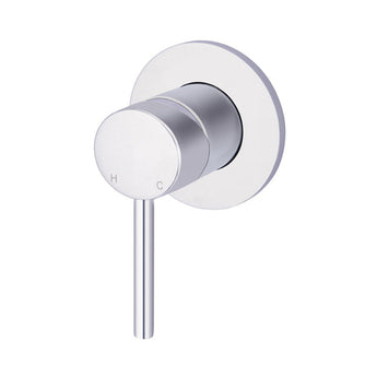 Round Wall Mixer Chrome