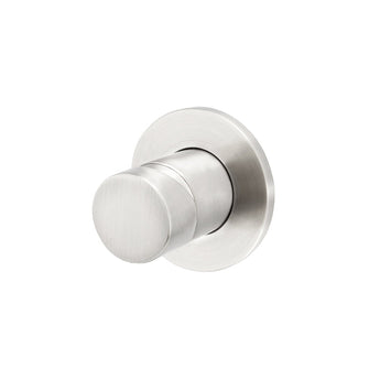 Round Pinless Wall Mixer Brushed Nickel