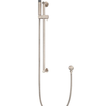 ROUND HAND SHOWER ON RAIL COLUMN