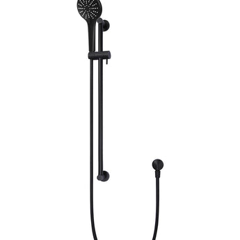 ROUND THREE FUNCTION HAND SHOWER ON RAIL COLUMN